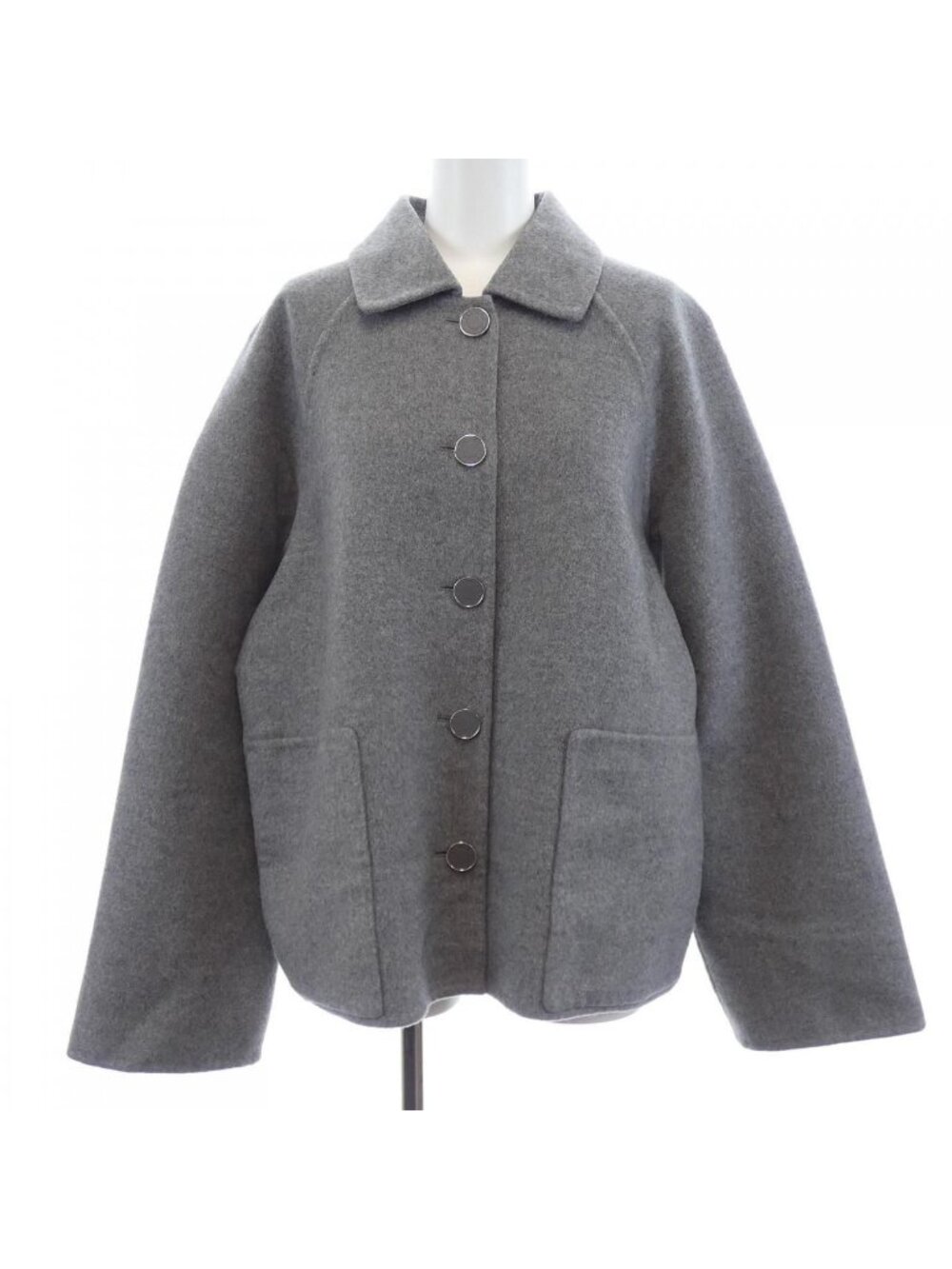 Hermes Double Face Clou de Selle Lambskin Button Jacket